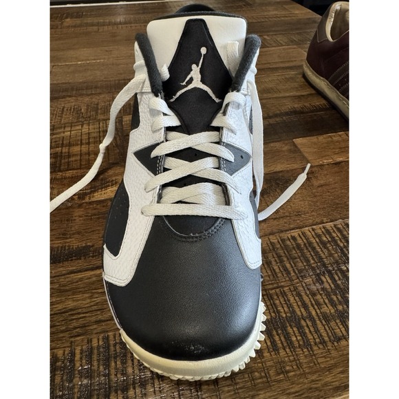 RARE Nike Air Jordan 6 Retro Golf Oreo 2015 Black White Cleats Mens 11.5 main image 5